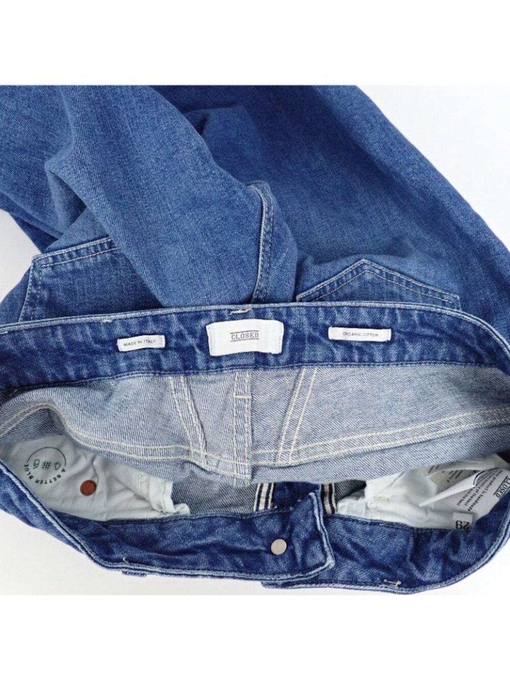 Closed Baker Skinny Jeans Organic Cotton Distressed Raw Hem Ankle Cut Size 29 - Picture 7 of 9